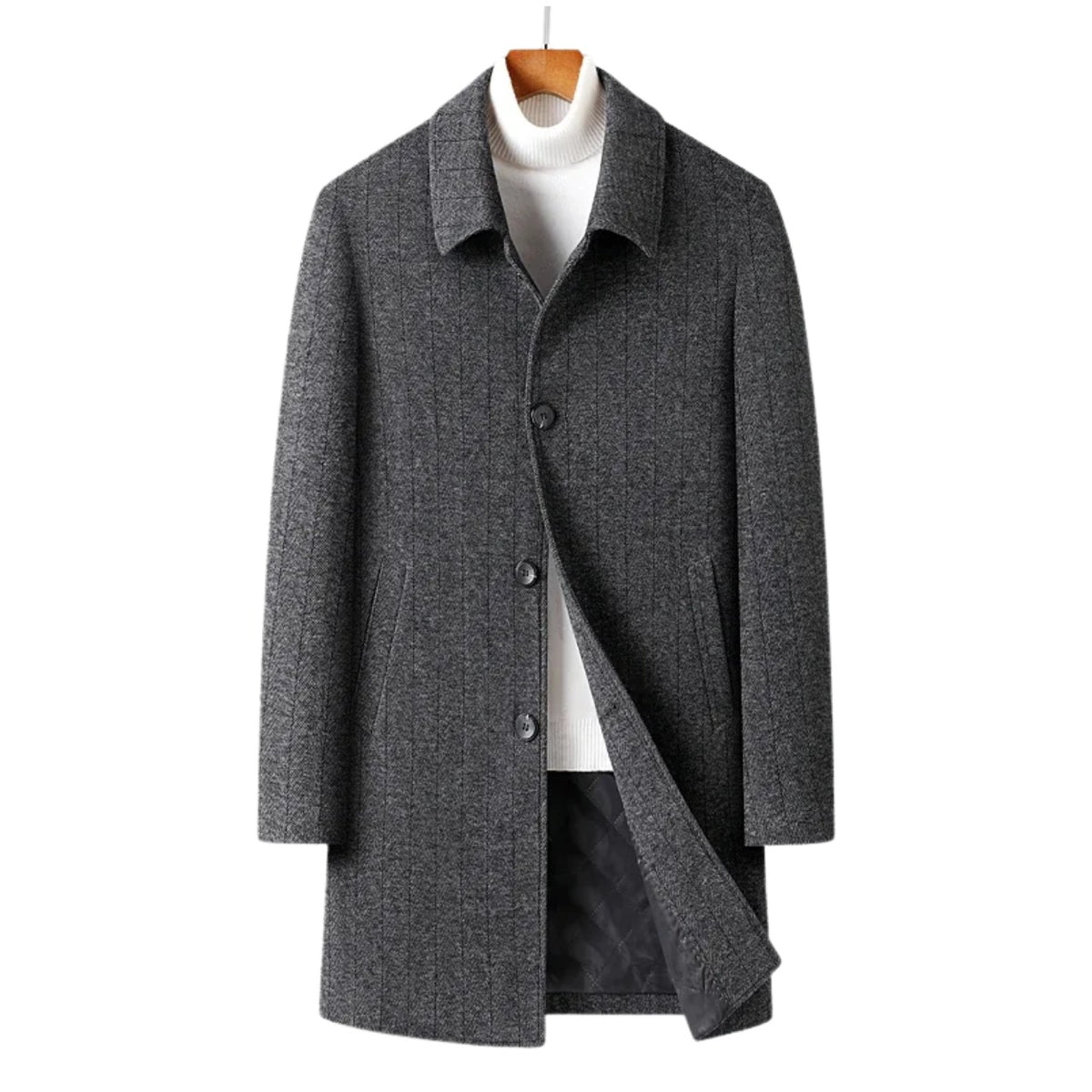 Bernalda Herringbone Overcoat - photo 1