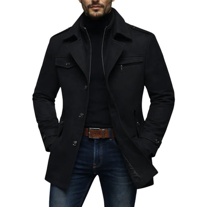 Bibbiena Double-Collar Car Coat - photo 1