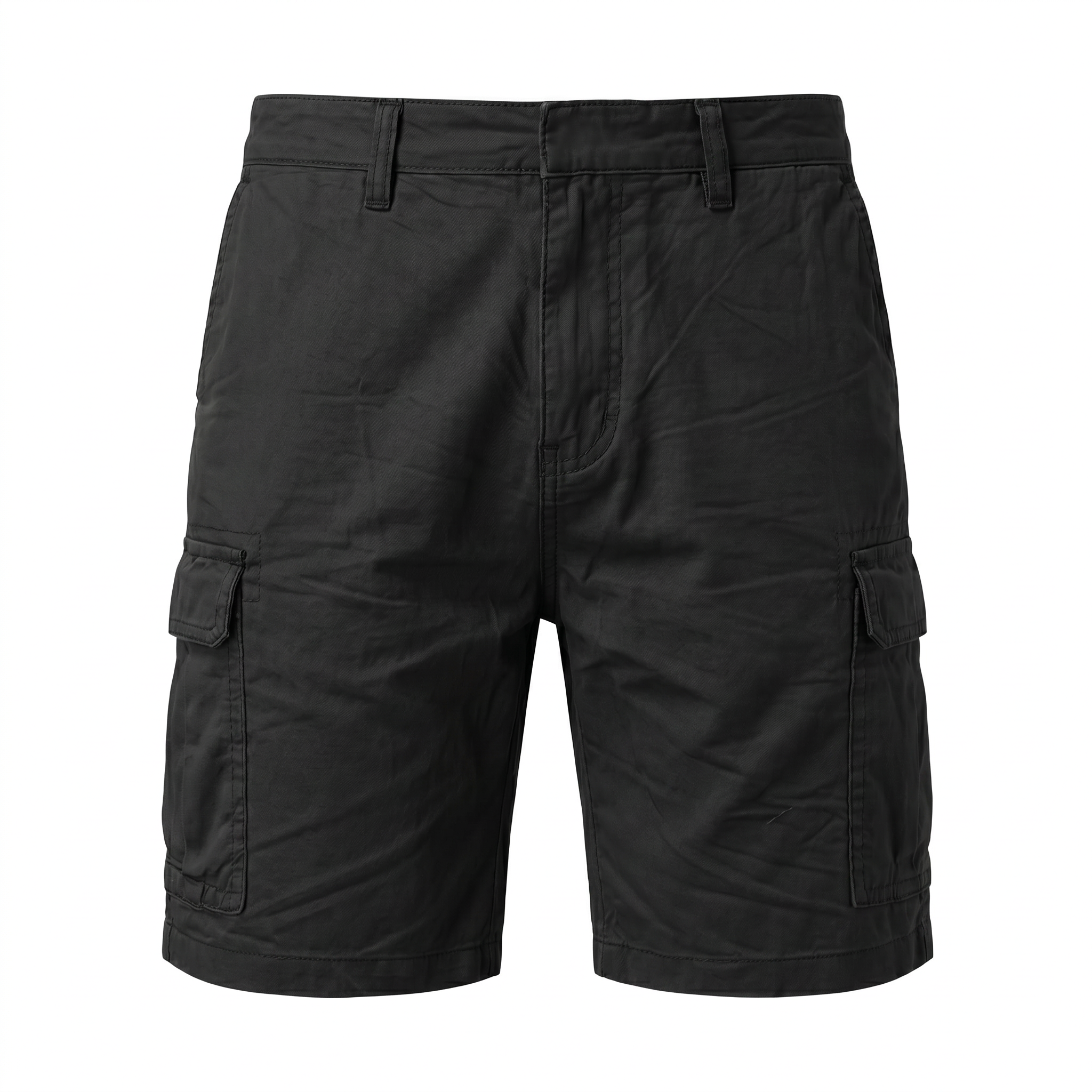 Bari Cargo Shorts - black-front