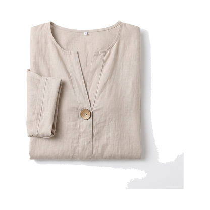 Relaxed Button Blouse - folded