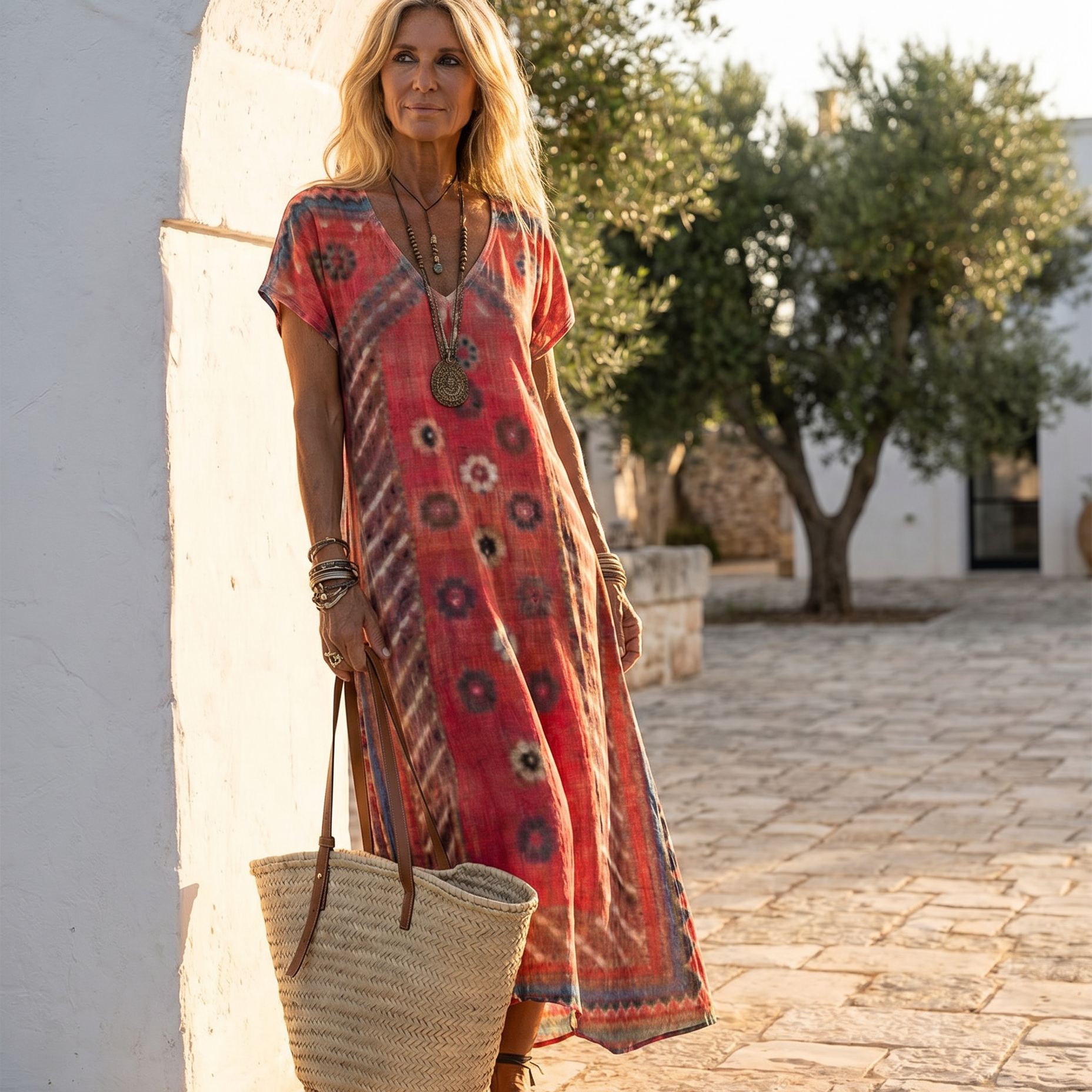 Boho Maxi Dress - lifestyle