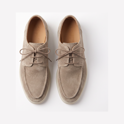 Bolzano Suede Derby - folded