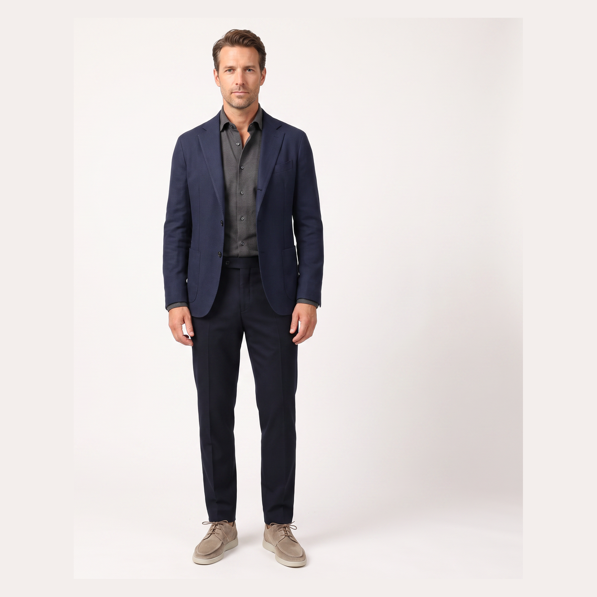 Bolzano Suede Derby - onmodel