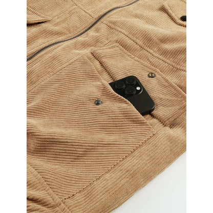 Breganze Sherpa-Collar Corduroy Jacket - photo 5