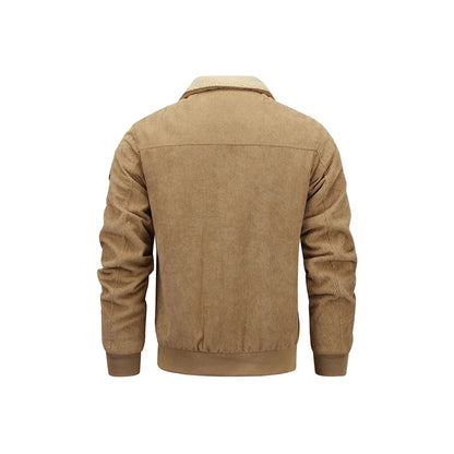 Breganze Sherpa-Collar Corduroy Jacket - photo 2