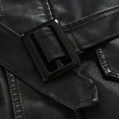 Brescia Long Leather Coat - photo 6