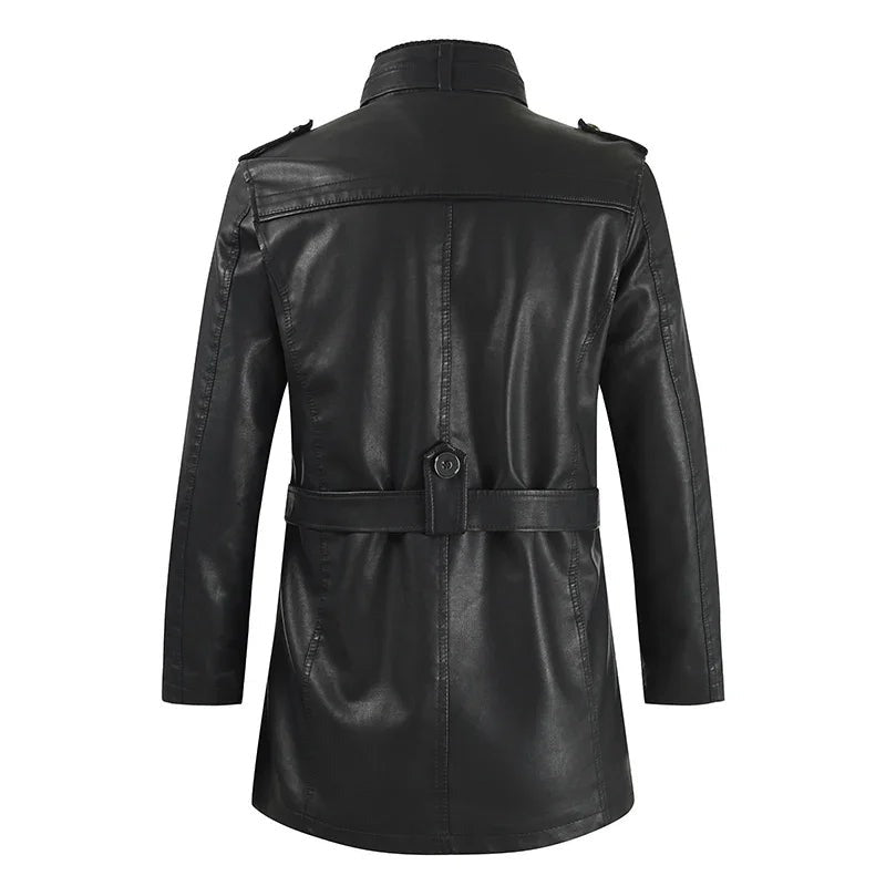 Brescia Long Leather Coat - photo 2