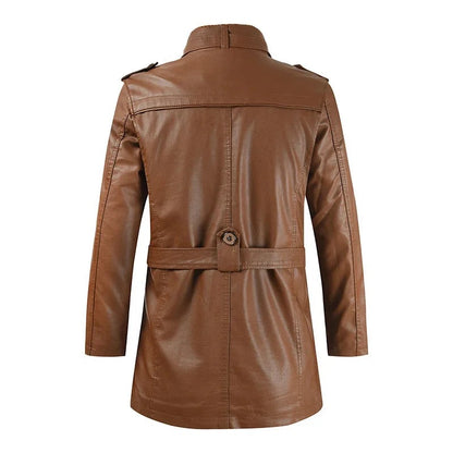 Brescia Long Leather Coat - photo 3