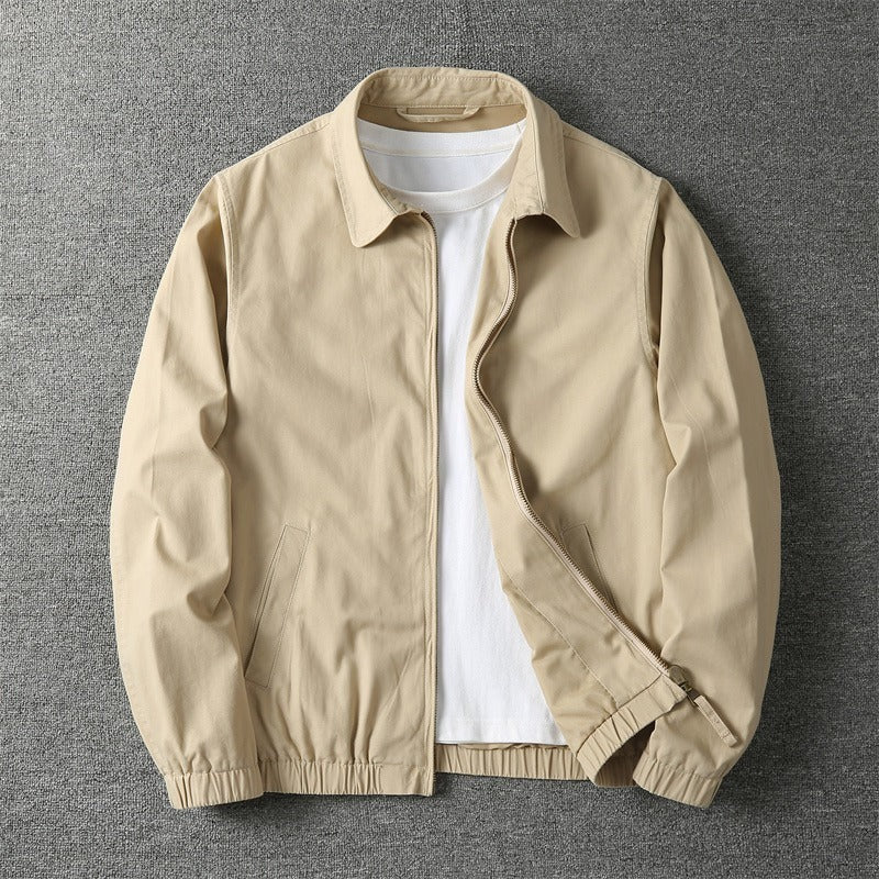 Brindisi Lightweight Collared Jacket - Beige