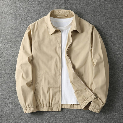Brindisi Lightweight Collared Jacket - Beige