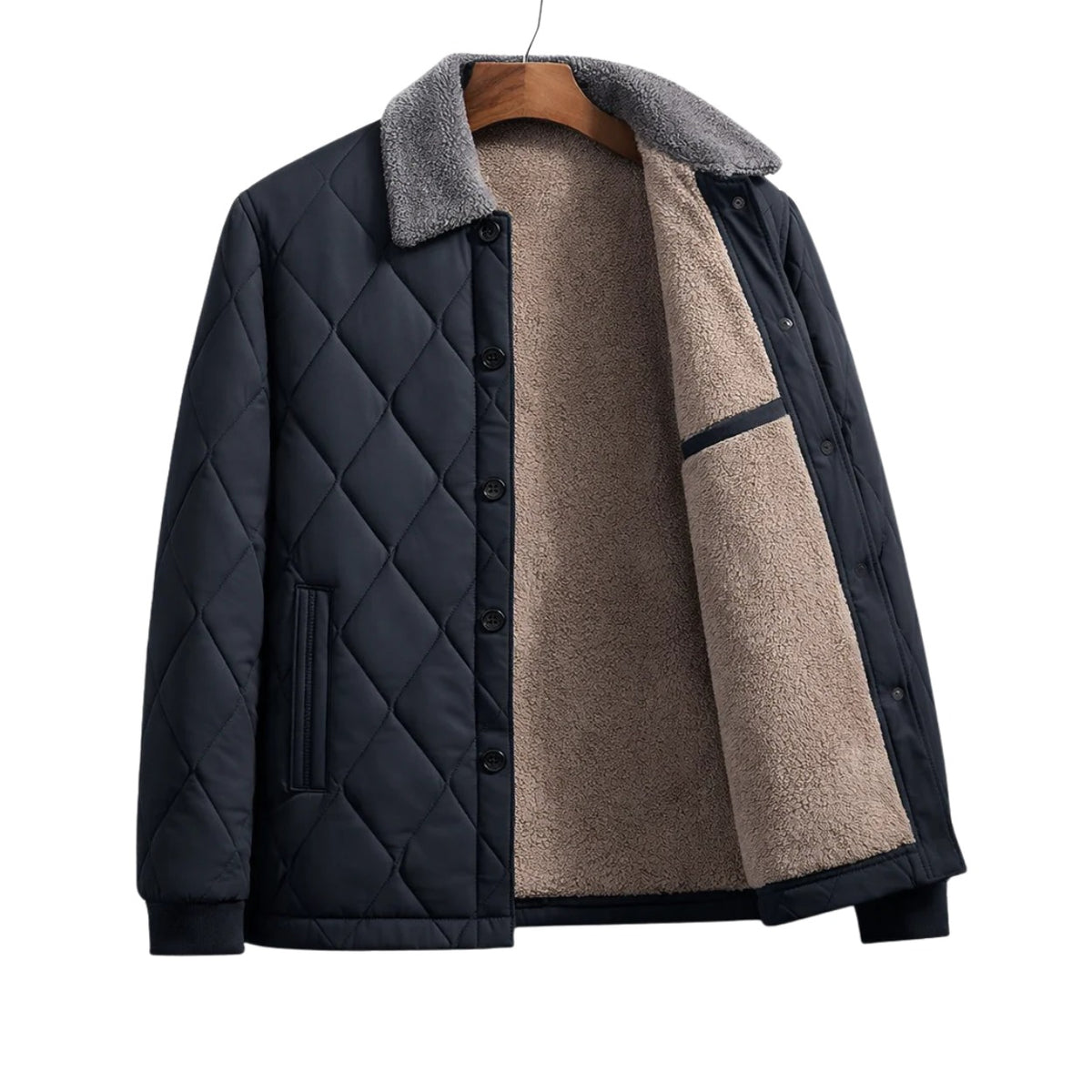 Caluso Fleece-Lined Quilted Jacket - photo 1