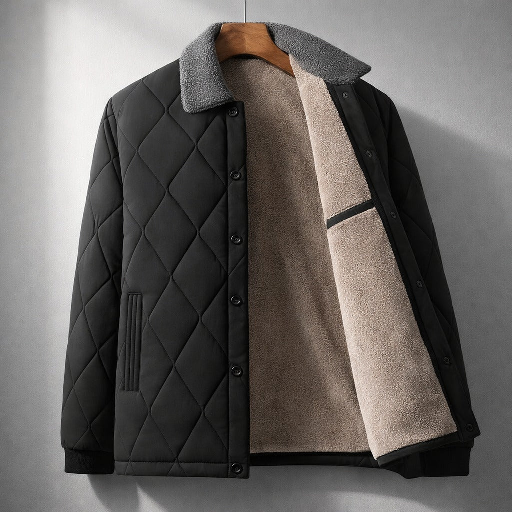 Caluso Fleece-Lined Quilted Jacket - photo 3