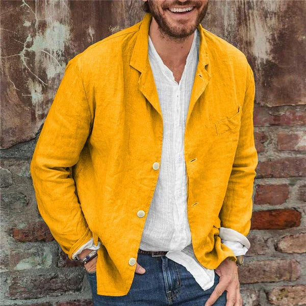 Camaiore Unstructured Blazer - Yellow