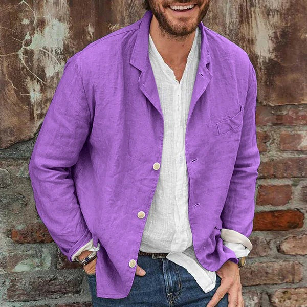 Camaiore Unstructured Blazer - Purple