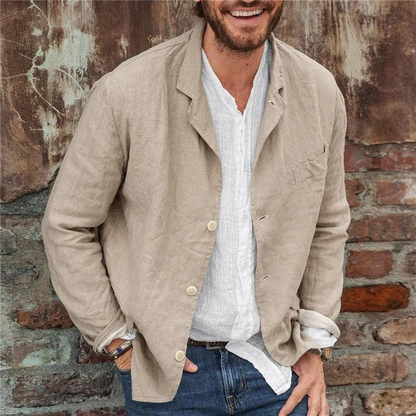 Camaiore Unstructured Blazer - Khaki
