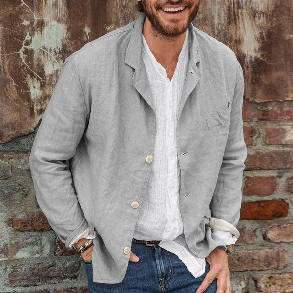 Camaiore Unstructured Blazer - Grey