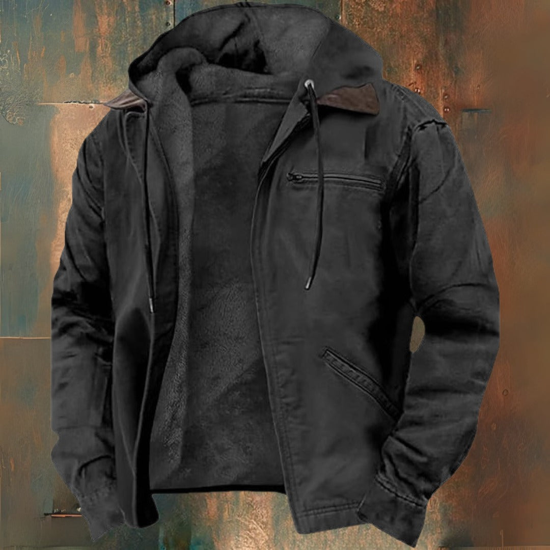 Canazei Lined Work Jacket - Black