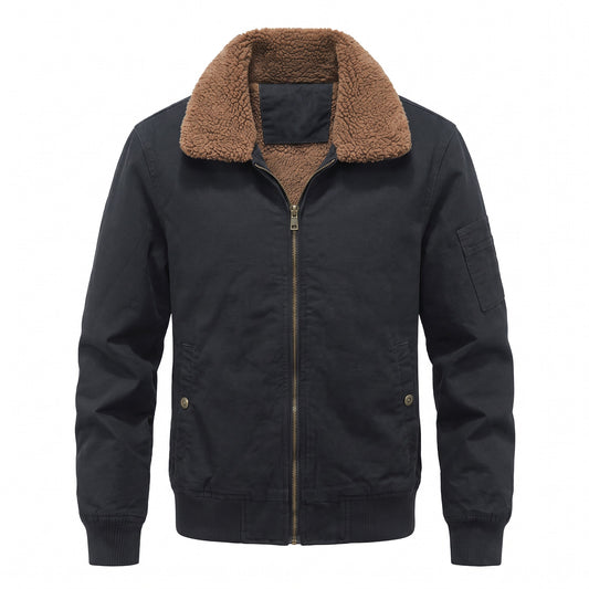 Capua Sherpa-Lined Bomber Jacket - cover