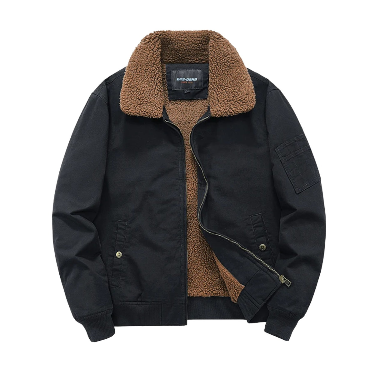 Capua Sherpa-Lined Bomber Jacket - photo 1