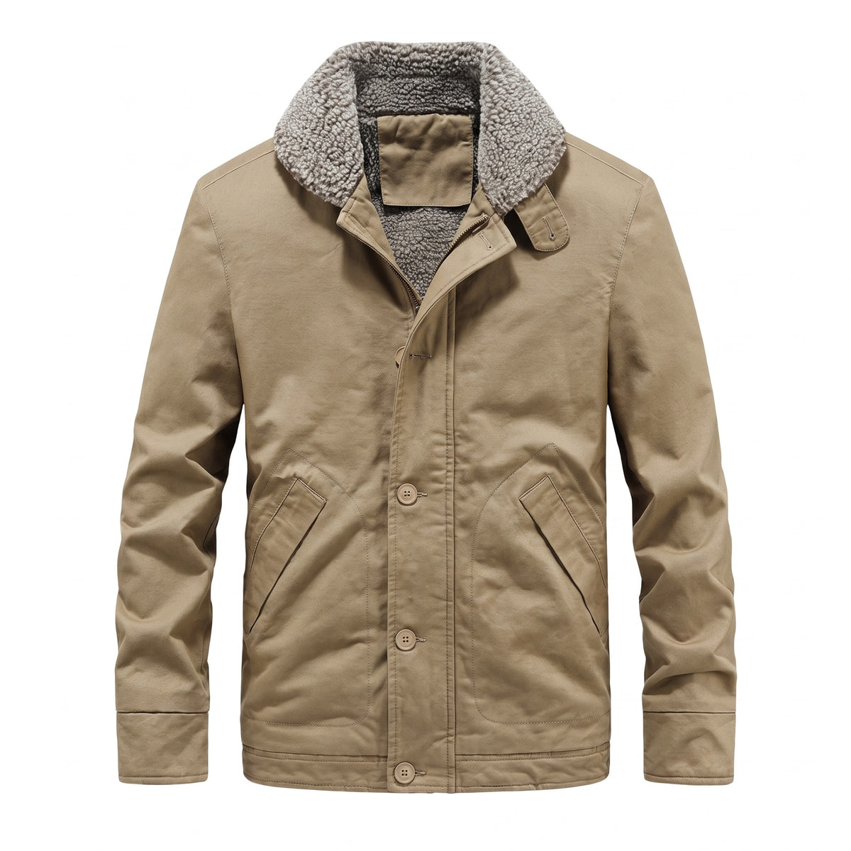 Caraglio Sherpa-Collar Fleece-Lined Jacket - cover