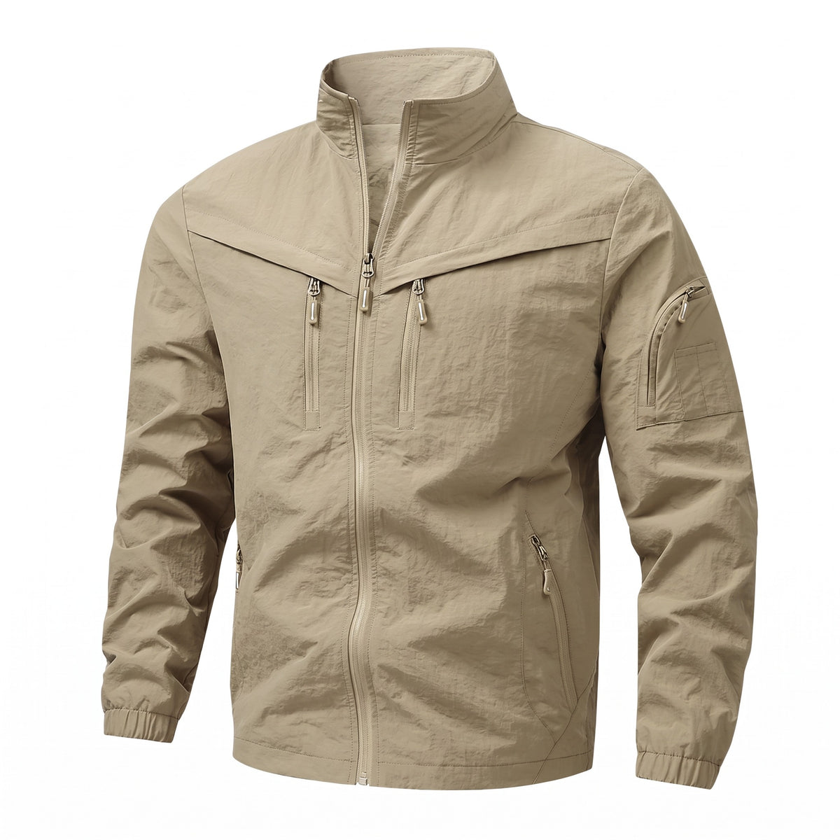Cecina Stand-Collar Utility Jacket - cover