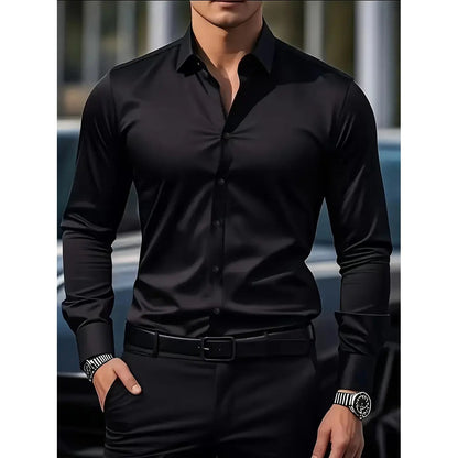Cefalu Cotton Shirt - Black
