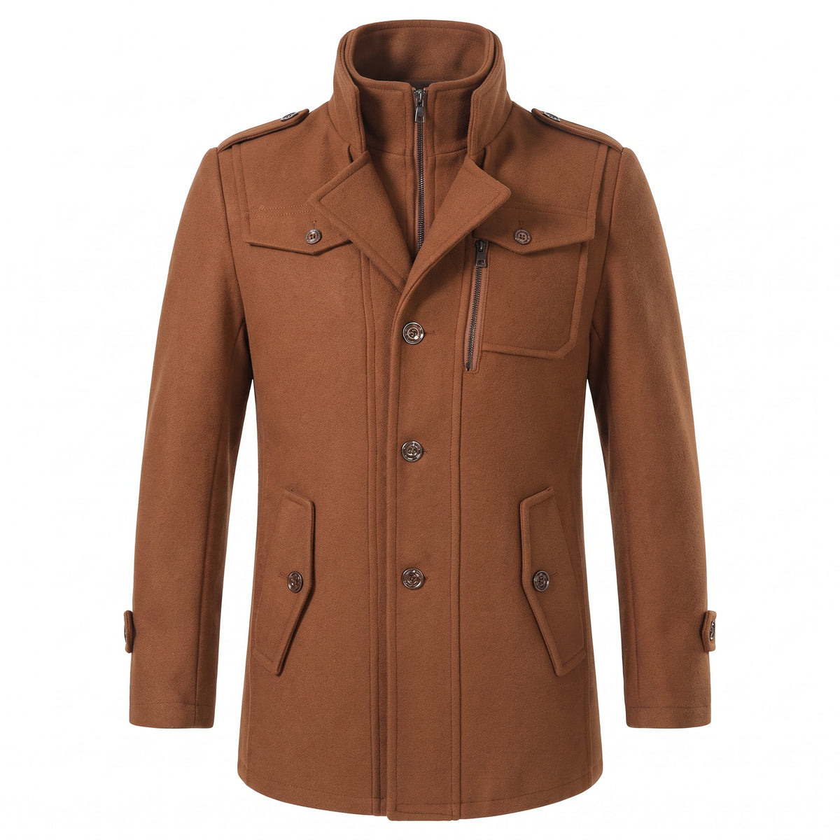 Cernobbio Double-Collar Car Coat - cover