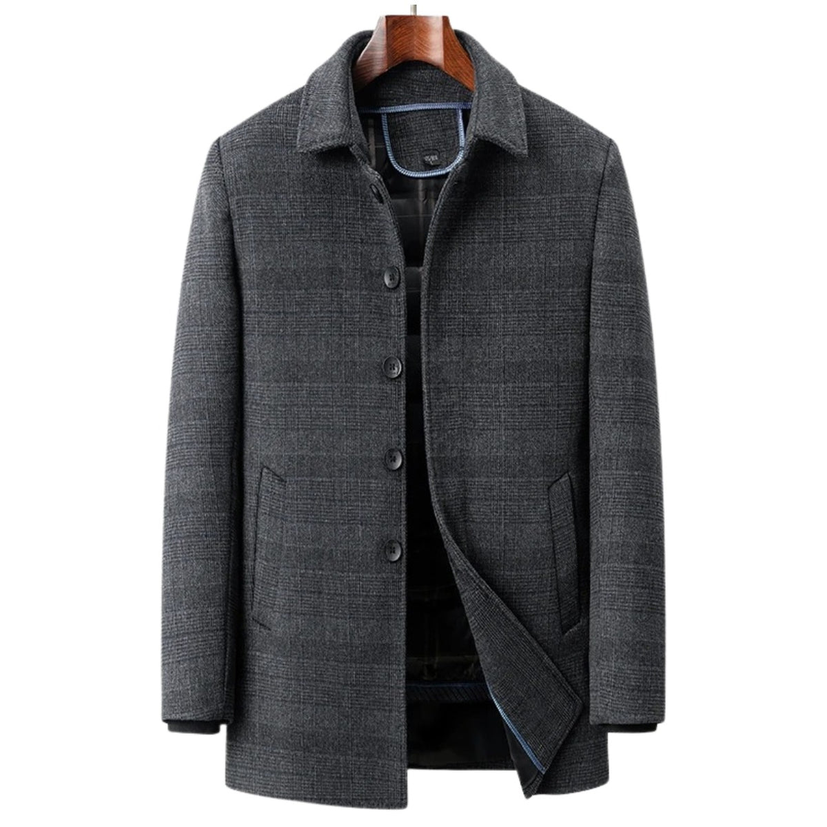 Cherasco Check Car Coat - photo 1