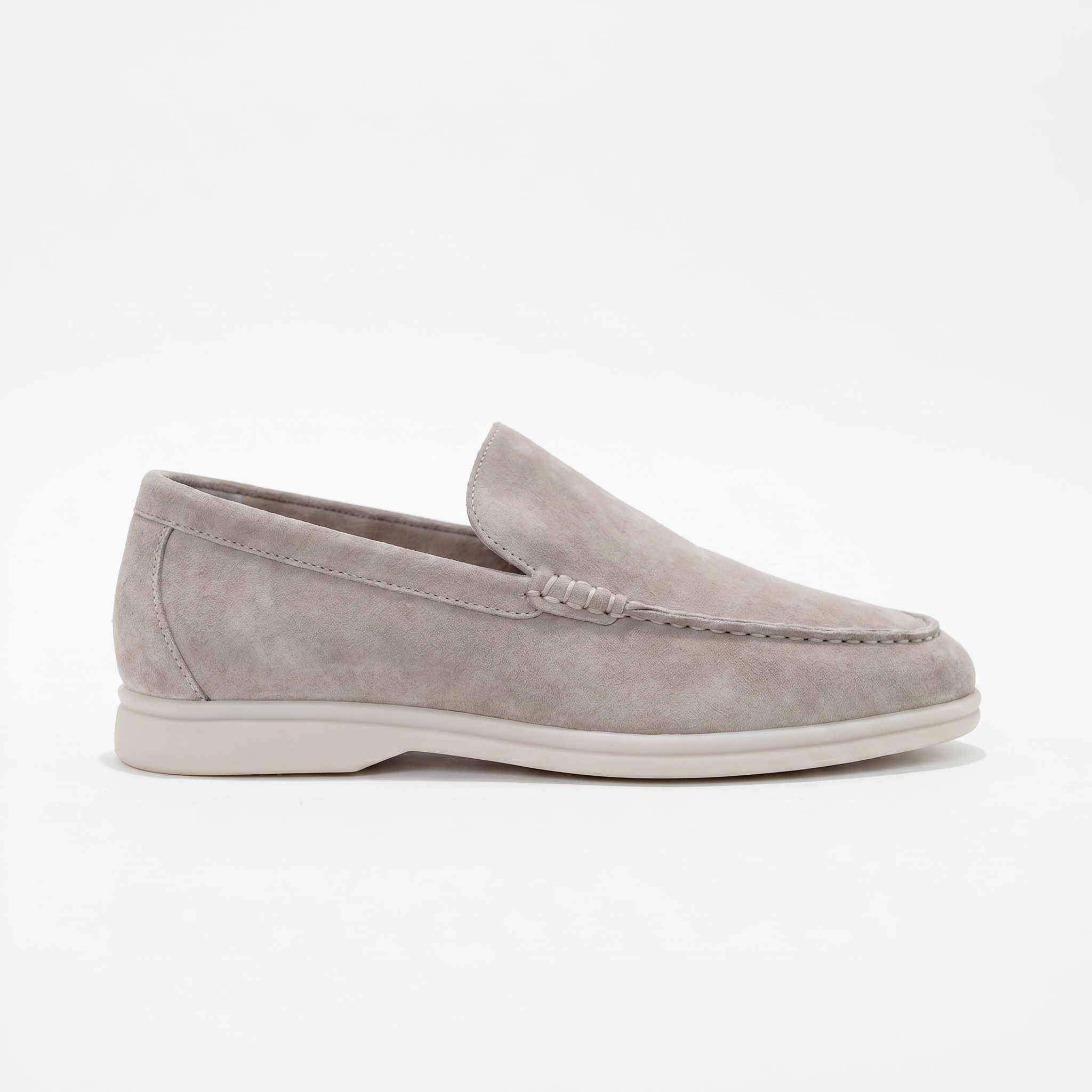 Sanremo Suede Loafers - side profile