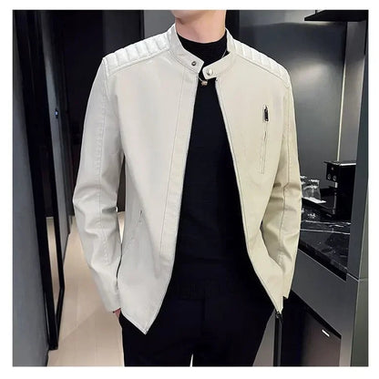 Chieri Quilted-Shoulder Leather Jacket - photo 10