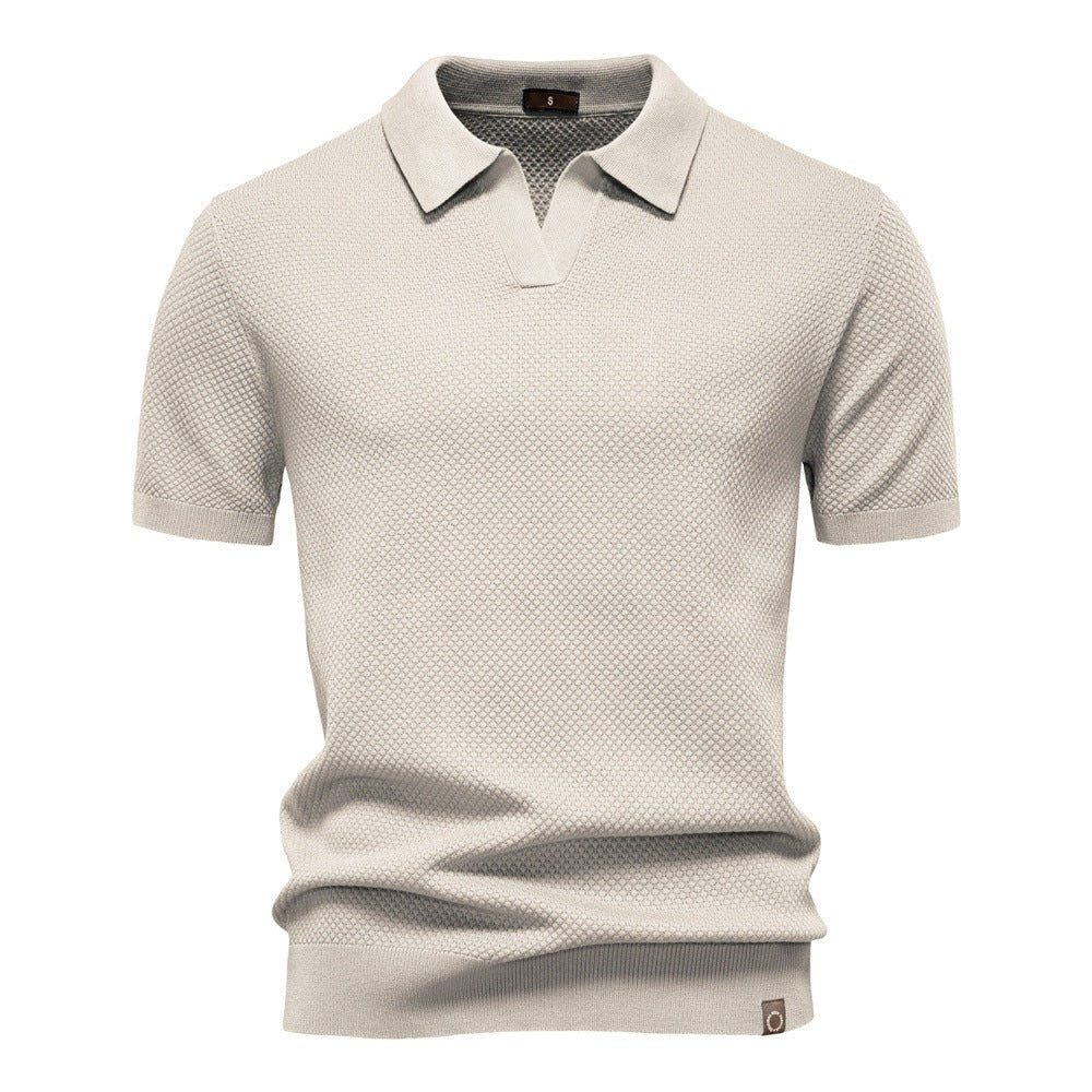 Chioggia Knit Polo - Khaki