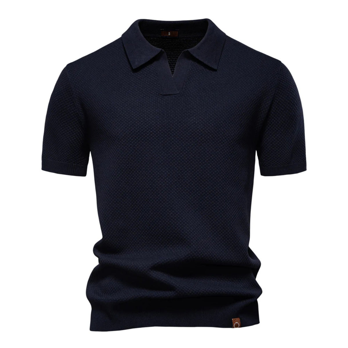 Chioggia Knit Polo - Navy Blue