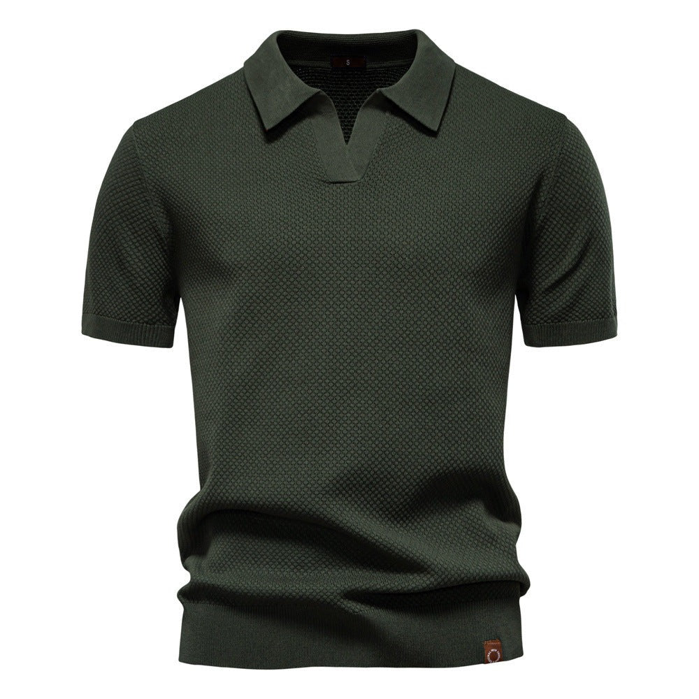 Chioggia Knit Polo - Green
