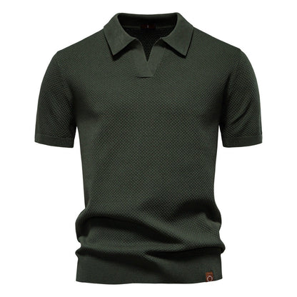 Chioggia Knit Polo - Green