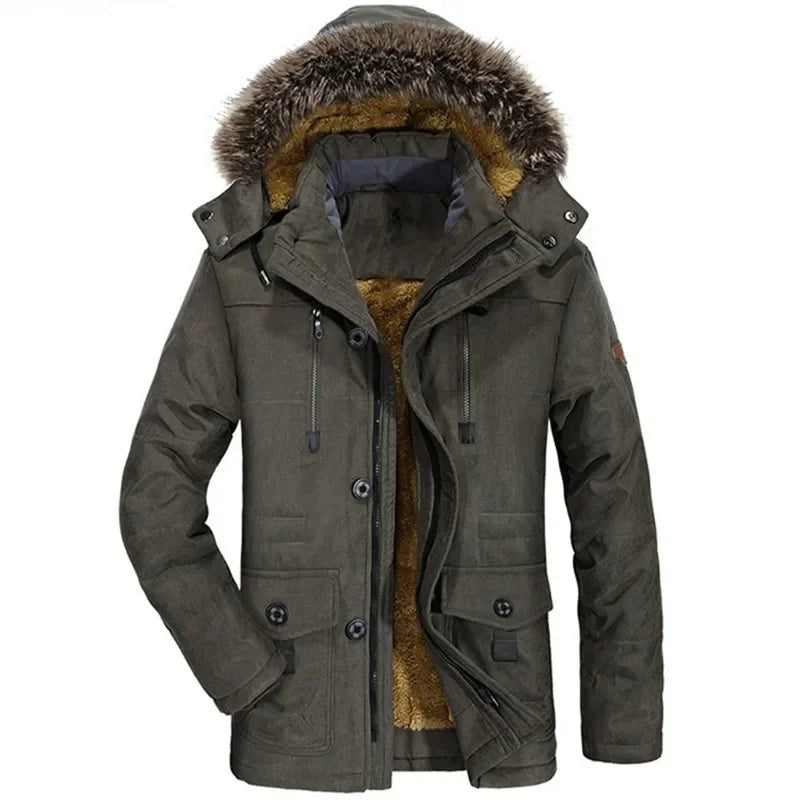 Chiusi Hooded Winter Parka - Green