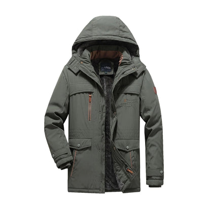 Chivasso Fleece-Lined Utility Parka - Green