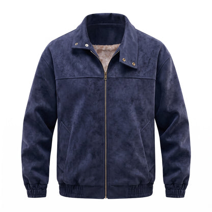 Cingoli Fleece-Lined Suede Jacket - cover