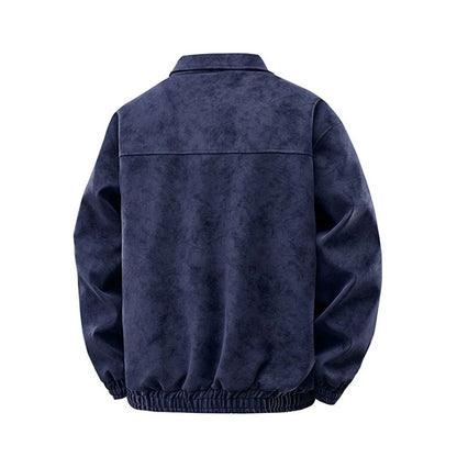 Cingoli Fleece-Lined Suede Jacket - photo 7