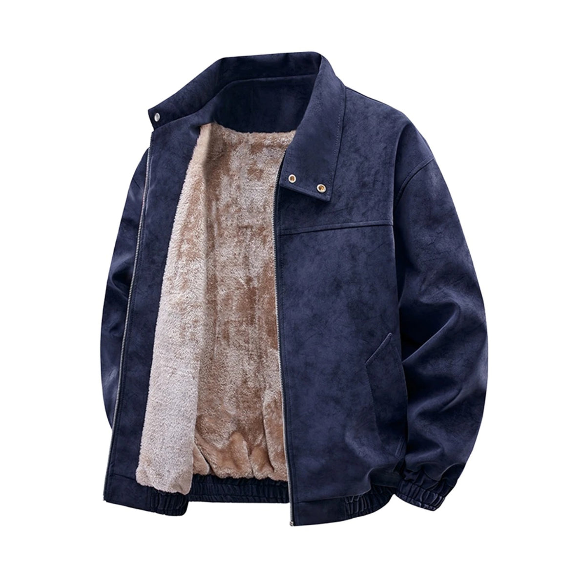 Cingoli Fleece-Lined Suede Jacket - photo 1