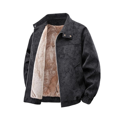 Cingoli Fleece-Lined Suede Jacket - photo 2