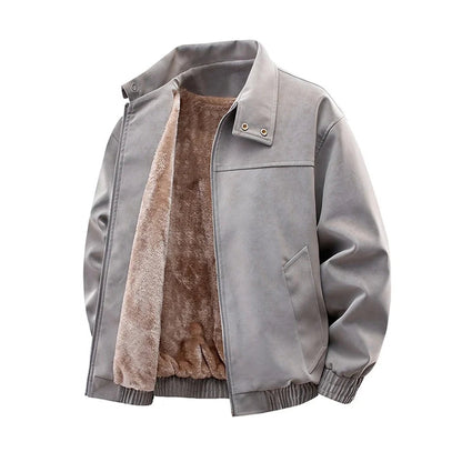Cingoli Fleece-Lined Suede Jacket - photo 4