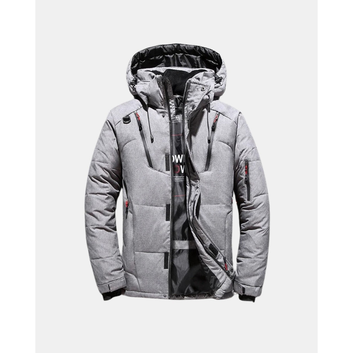 Cividale Hooded Winter Puffer - Grey
