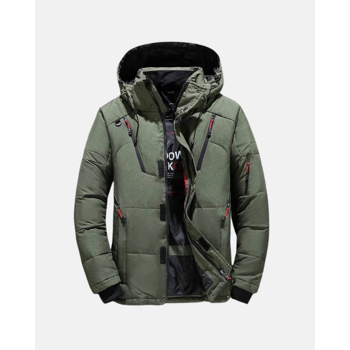 Cividale Hooded Winter Puffer - Green