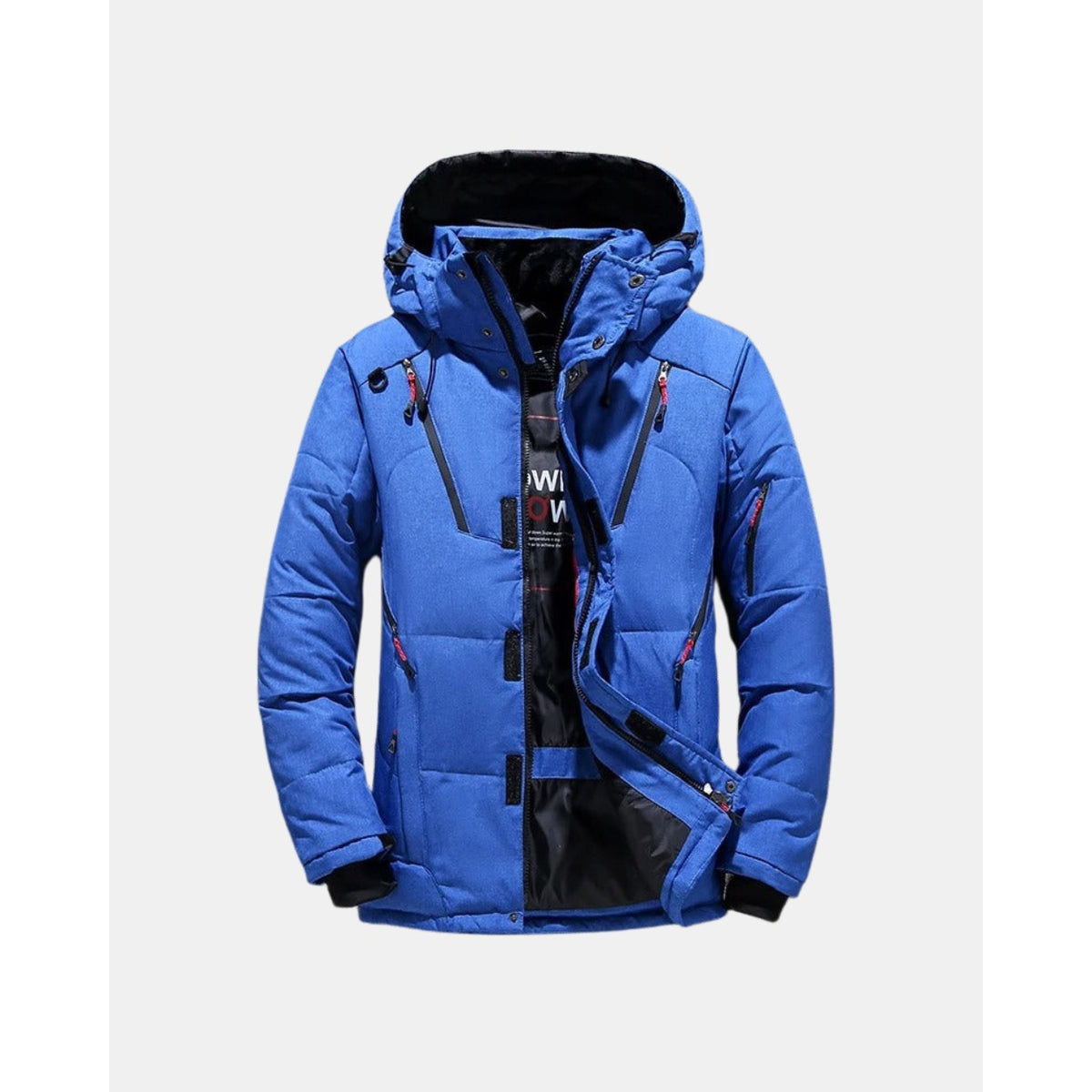 Cividale Hooded Winter Puffer - Blue