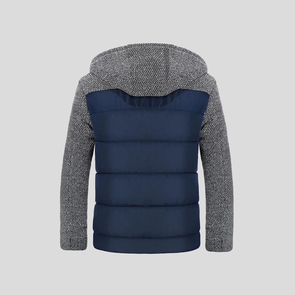 Colico Knit-Sleeve Hooded Quilted Jacket - photo 2