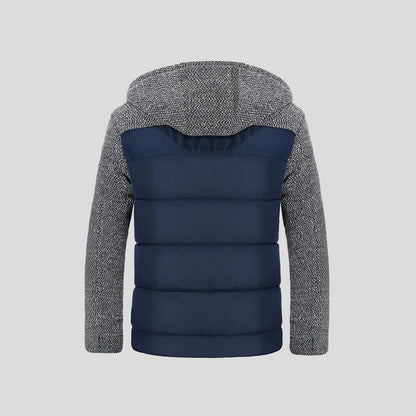 Colico Knit-Sleeve Hooded Quilted Jacket - photo 2