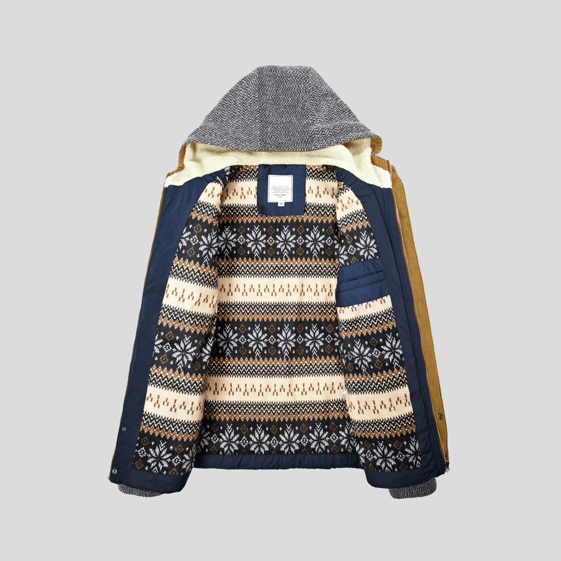 Colico Knit-Sleeve Hooded Quilted Jacket - photo 3