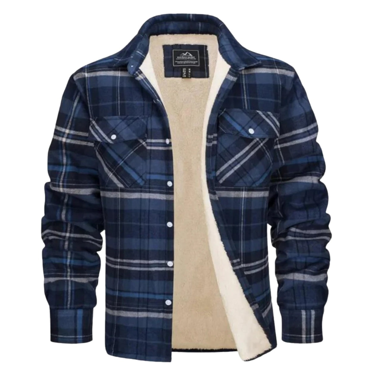 Collecchio Fleece-Lined Plaid Shirt Jacket - photo 1