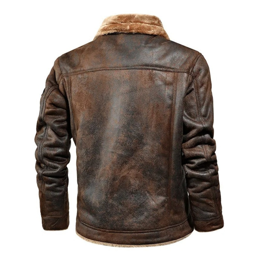 Cordenons Fleece-Lined Suede Jacket - photo 2