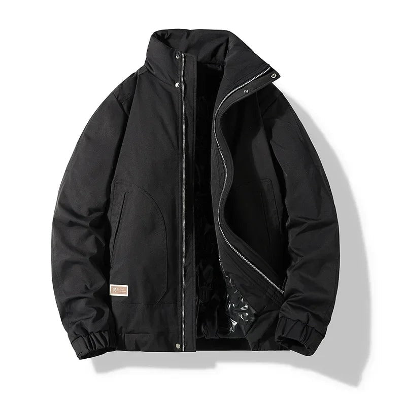 Cormons Padded Stand-Collar Jacket - Black